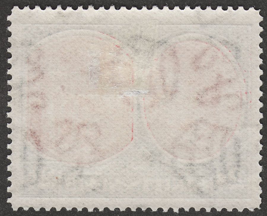 St Kitts-Nevis 1943 KGVI 2d Scarlet and Pale Grey p14 Ordinary Mint SG71b