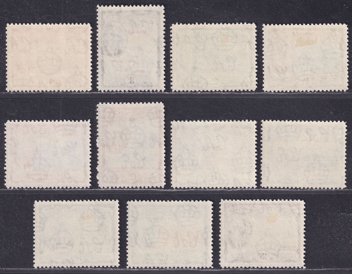 St Christopher Nevis Anguilla 1952 KGVI Short Set to $1.20 Mint SG94-104 cat £20