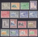 St Christopher Nevis Anguilla 1954 QEII Set Mint SG106a-118 cat £95