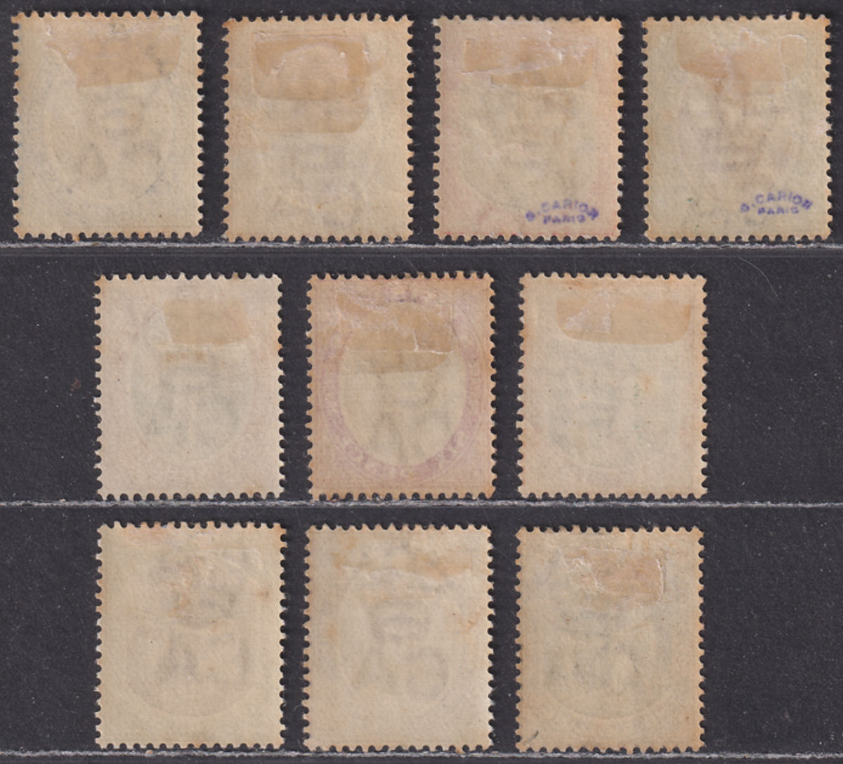St Kitts-Nevis 1903 King Edward VII Set Mint SG1-10 cat £150 toning