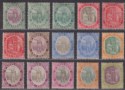 St Kitts-Nevis 1905 King Edward VII Set Mint SG11-21 cat £150+ toning