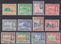 St Christopher Nevis and Anguilla 1952 KGVI Set Mint SG94-105 cat £42