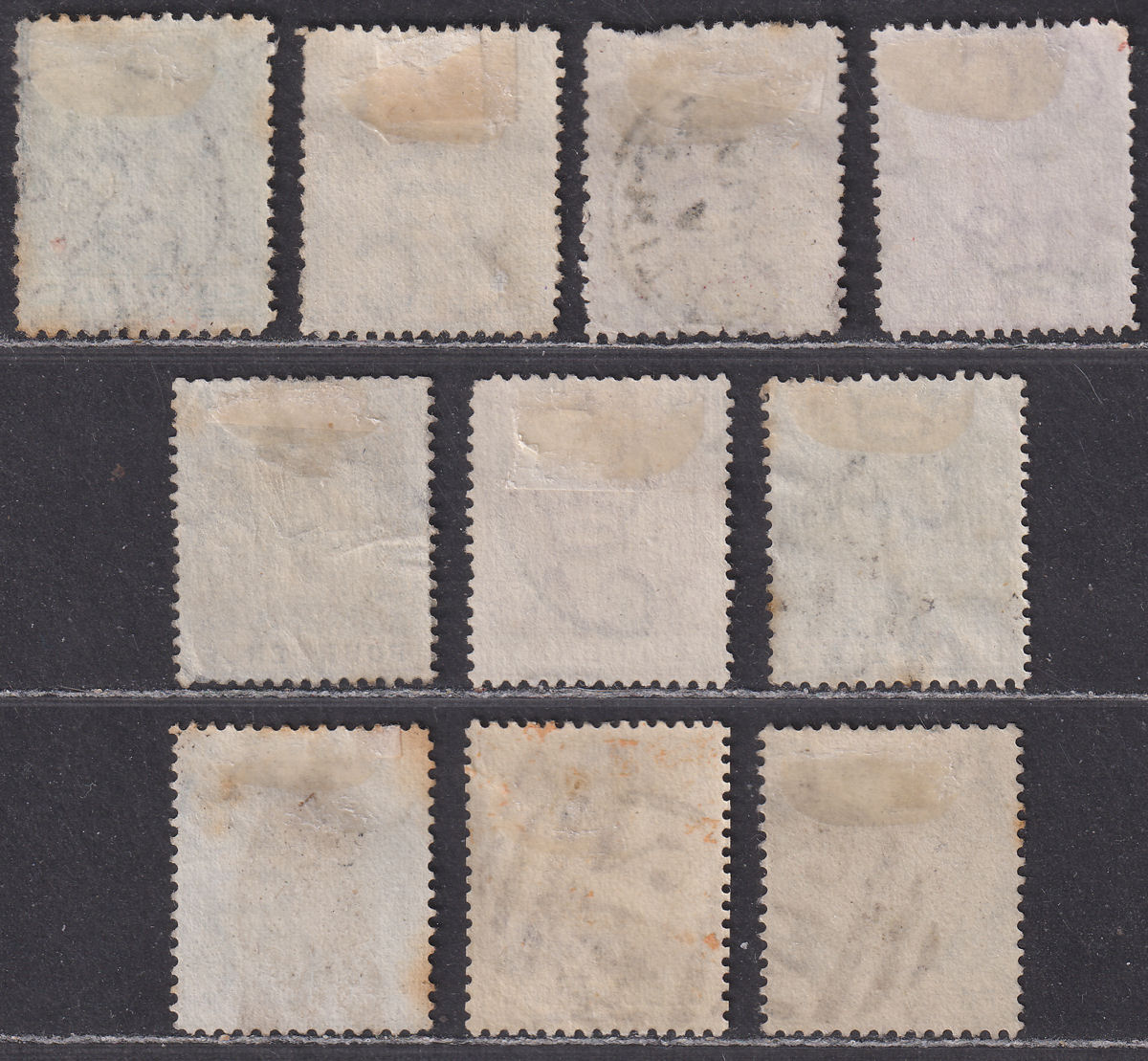 St Christopher 1870-84 Queen Victoria Selection to 1sh Used