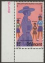 Click for more photos and details St Vincent 1977 Girl Guides 15c wmk Inverted Mint SG537w
