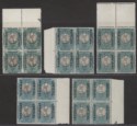 South Africa 1937-40 KGVI ½d Official Overprint Blocks Mint SG O30 O31a