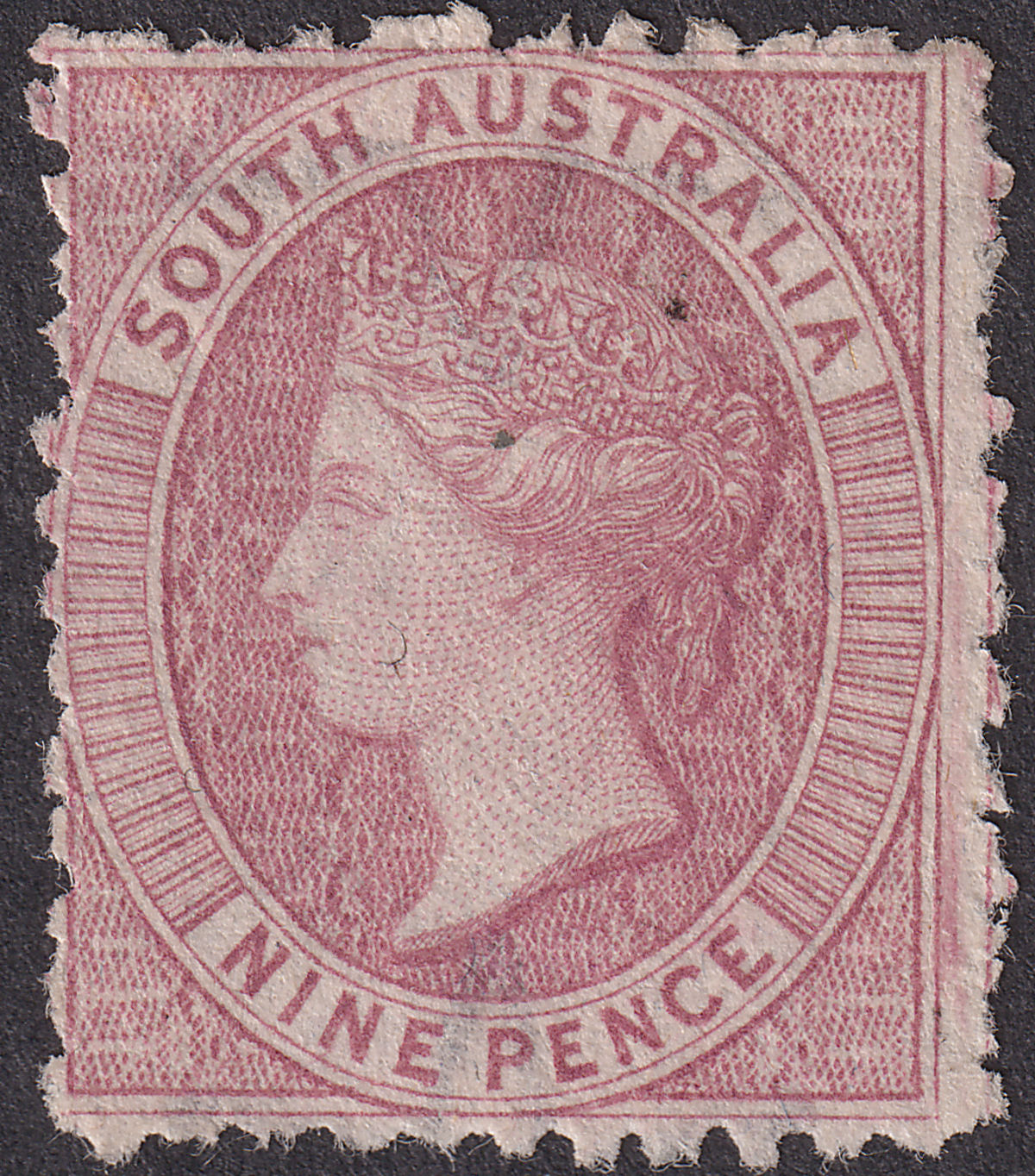 South Australia 1880 Queen Victoria 9d Rose-Lilac Unused SG123