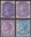 South Australia 1896-99 Queen Victoria 2d, 4d, 6d Perf 13 Mint