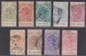 South Australia 1902 QV Thin Postage Short Set to 5sh Used