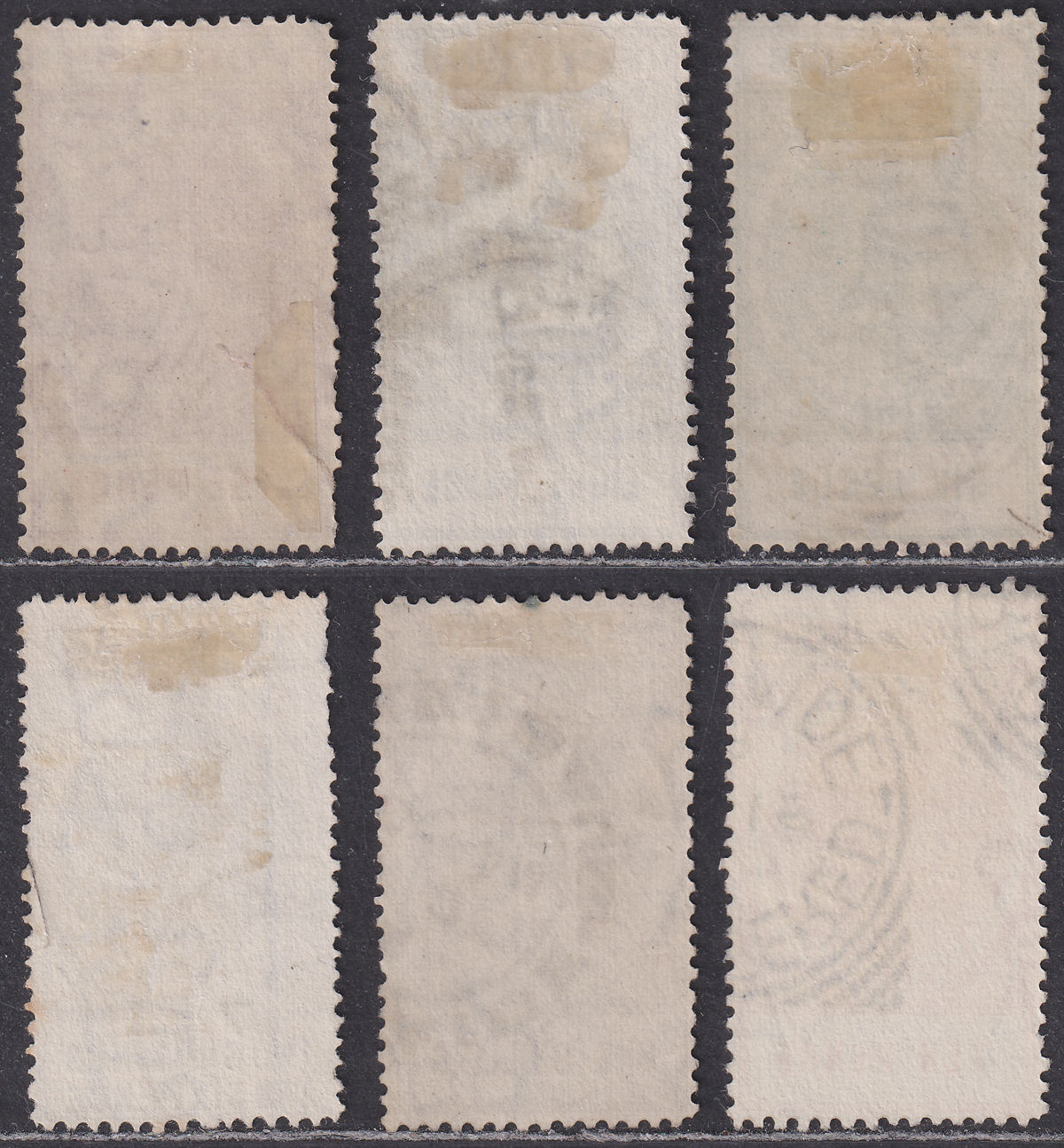 South Australia 1904 QV Thick Postage Selection to 2sh6d Used some faults