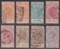 South Australia 1906 QV Thick Postage Selection to 2sh6d Used