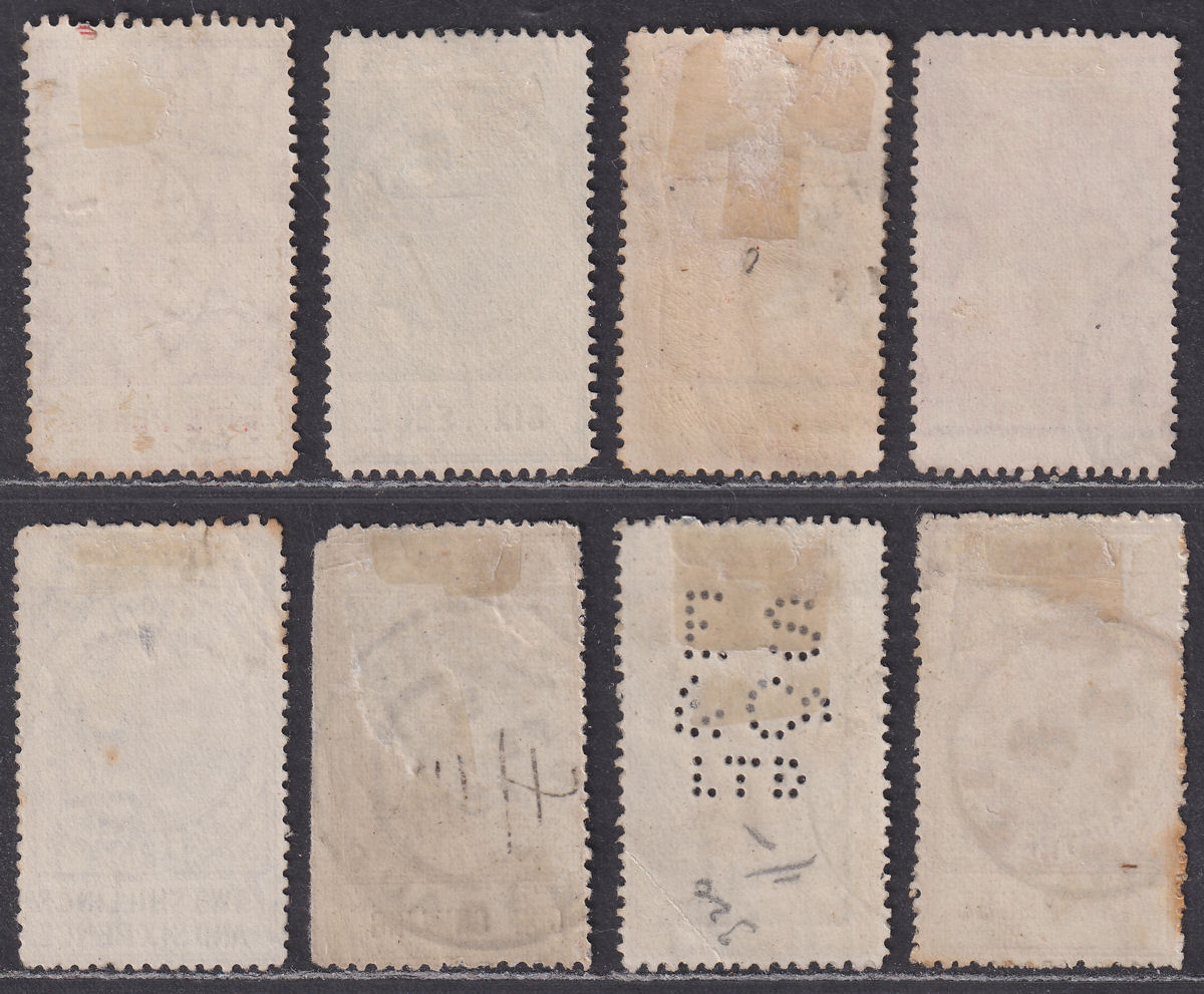 South Australia 1906 QV Thick Postage Selection to 2sh6d Used