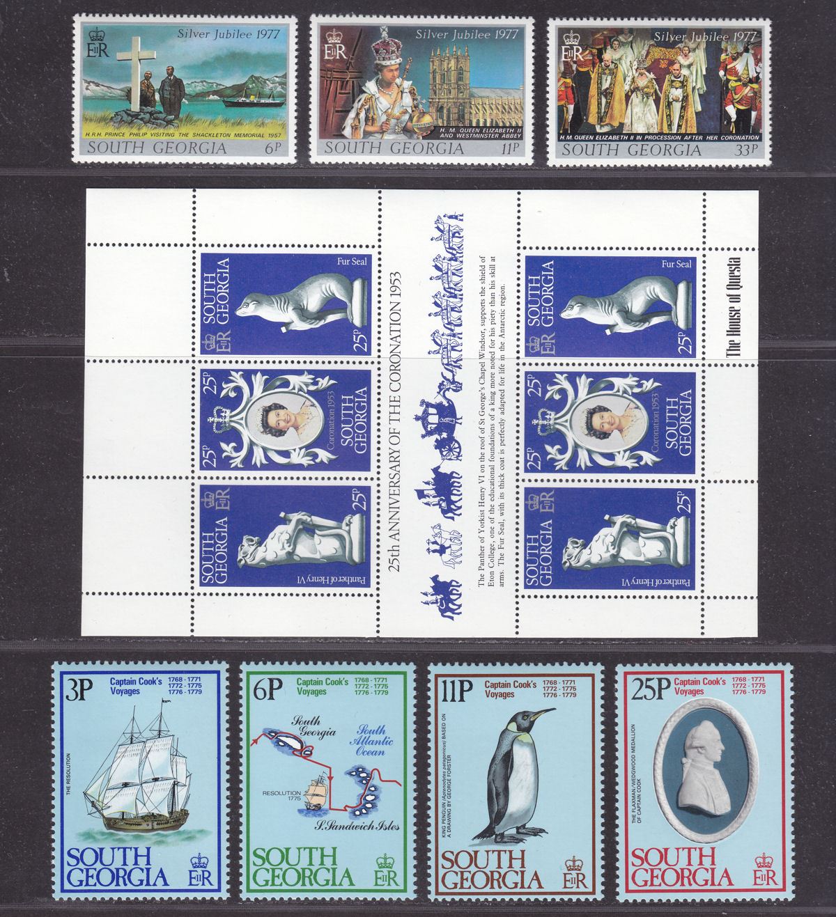South 197279 QEII Mint Selection Shackleton