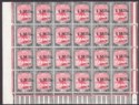 Click for more photos and details Sudan 1940 KGVI 5m Surcharge 10m Block of 24 UM Mint SG78 MNH toned gum