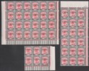 Click for more photos and details Sudan 1940 KGVI 5m Surcharge 10m Block Selection Mint SG78 MNH toned gum