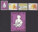 Click for more photos and details Sudan 1988 Child Health Campaign Set + MS UM Mint SG426-MS430 cat £11