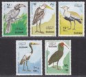 Click for more photos and details Sudan 1990 Birds Set UM Mint SG458-462 cat £13 MNH