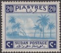 Click for more photos and details Sudan 1941 Tuti Island 20p Pale Blue and Blue Mint SG95