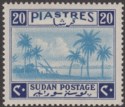 Click for more photos and details Sudan 1941 Tuti Island 20p Pale Blue and Blue Mint SG95 cat £100