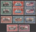 Click for more photos and details Sudan 1950 KGVI Official SG Overprint Airmail Set Used SG O59-O66 cat £70