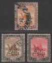 Click for more photos and details Sudan 1922 KGV Army Service AS Perfin Set Used SG A26-28 cat £70