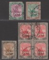 Click for more photos and details Sudan 1922 KGV Camel Postman Official SG Perfin Set Used SG O21-O24 cat £26+
