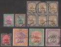 Click for more photos and details Sudan 1927 KGV Camel Postman Official SG Perfin Set Used SG O25-31 cat £60+