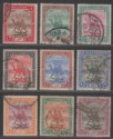 Click for more photos and details Sudan 1913 KGV Camel Postman Official SG Perfin Set Used SG O12-O20 cat £65