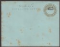 Click for more photos and details Sudan QV 1p Overprint Post Stationery Letter Envelope Cover Unused tone spots