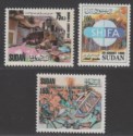Click for more photos and details Sudan 1999 First Anniv of Bombing of Shifa Factory Set UM Mint SG584-586 cat £33
