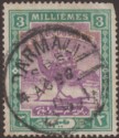 Sudan 1898 QV Camel Postman 3m Used with DARMALI Postmark