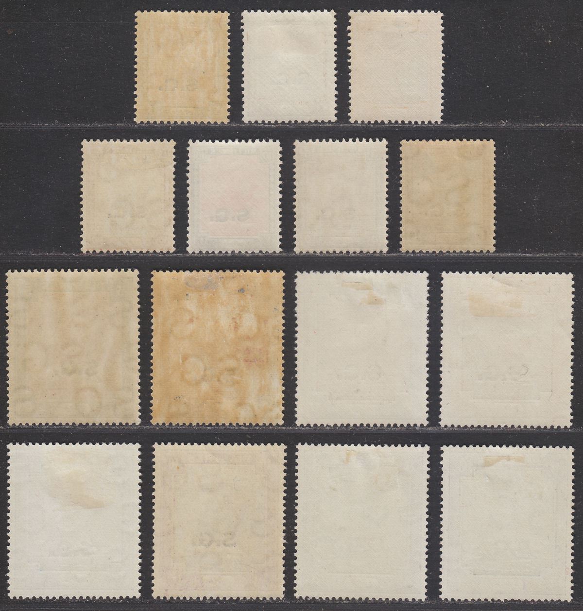 Sudan 1936-46 KGVI Official SG Overprint Set Mint SG O32-O42 cat £250