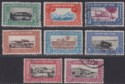 Click for more photos and details Sudan 1950 KGVI Airmail Set Used SG115-122 cat £30