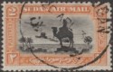 Click for more photos and details Sudan 1937 KGV Airmail 2p Black and Orange p11½x12½ Used SG53b
