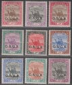 Click for more photos and details Sudan 1902-12 KEVII Official Camel Postman OSGS Overprints Mostly Mint SG O3-O11