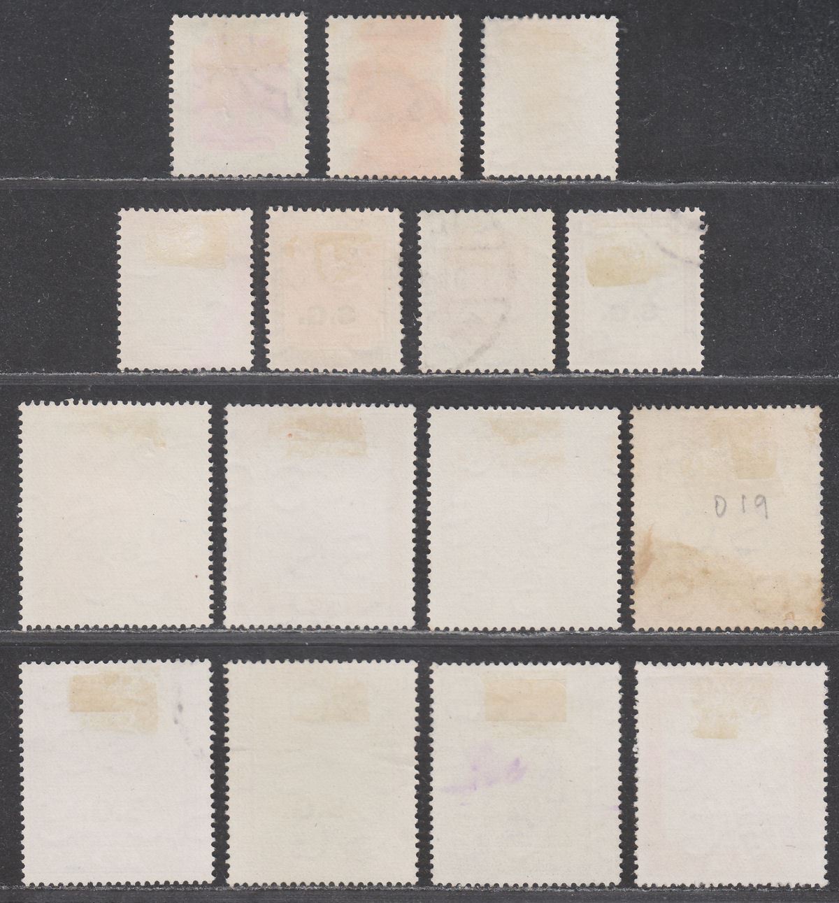 Sudan 1936-46 KGVI Official SG Overprint Set Used SG O32-42 cat £140
