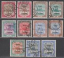 Click for more photos and details Sudan 1905-06 KEVII Army Service Overprint Selection to 5p Used