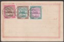 Click for more photos and details Sudan 1899 QV 1m, 2m, 3m on Unaddressed Postcard CTO Used WADI HALFA Postmarks