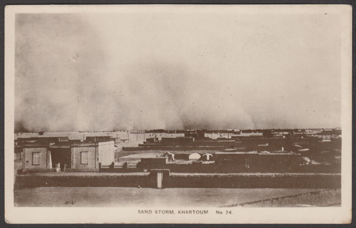 Sudan 1917 KGV 5m Used on Picture Postcard Khartoum to Exeter, England