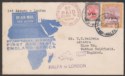Click for more photos and details Sudan 1931 2p 10m Opt Used on Imperial Airways First Flight Halfa - London Cover