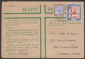 Click for more photos and details Sudan 1940 KGVI Camel Postman 3p 15m Used on Active Service Cover - Tidworth, UK