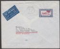Click for more photos and details Sudan 1952 Air 3p Used on Airmail Cover Khartoum to Thornton Heath, UK