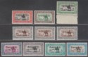 Click for more photos and details Sudan 1935-38 KGV Airmail Surcharge Sets Mint SG68-77 cat £85