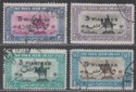 Click for more photos and details Sudan 1938 KGV Airmail Surcharge Set Used SG74-77 cat £70