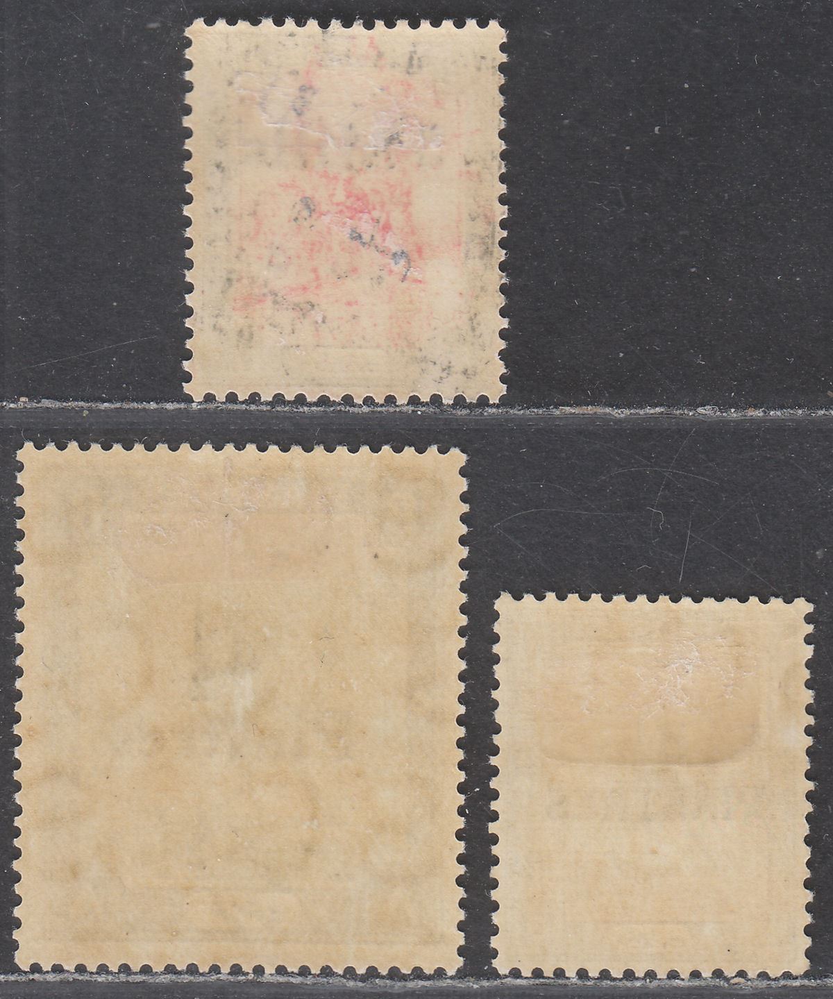 Sudan 1940-41 5m on 10m, 4½ on 5m, 4½ on 8p Surcharges Mint SG78-80 cat £93
