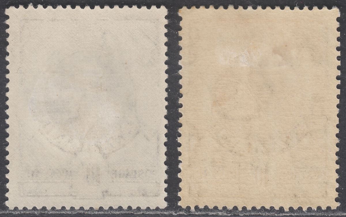 Swaziland 1938-43 KGVI 10sh Sepia p13½x13, p13½x14 Mint SG38-38a cat £90 bends
