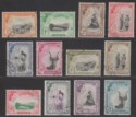 Swaziland 1956 Queen Elizabeth II Set Used SG53-64 cat £85