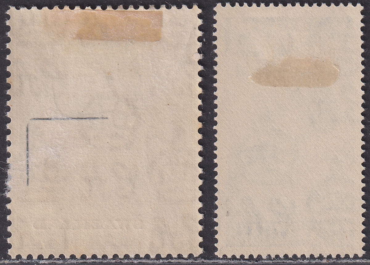 Swaziland 1948 KGVI Royal Silver Wedding 1½d, 10sh Mint SG46-47 cat £40