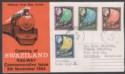Click for more photos and details Swaziland 1964 QEII Swaziland Railway Set Used Commem Official Regd FDC KADAKE