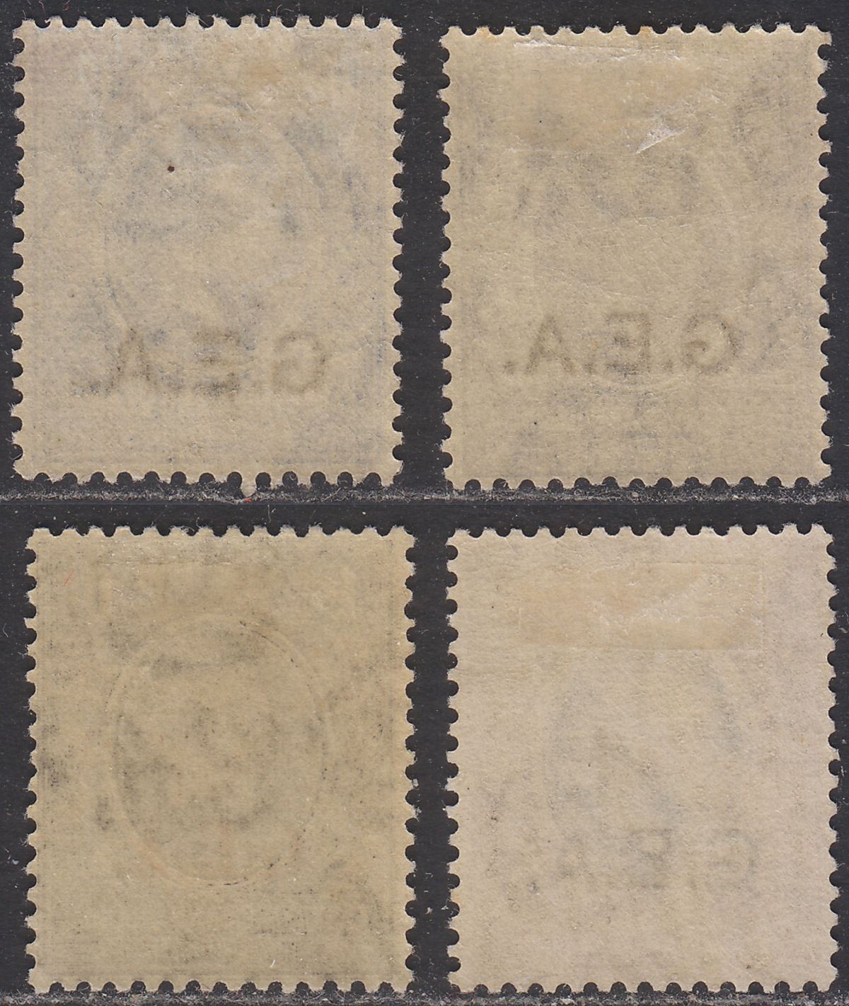 Tanganyika 1921-22 KGV GEA Overprint Selection to 50c Mint cat £47