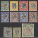 Tanganyika 1927 King George V Set to 1sh Mint SG93-102